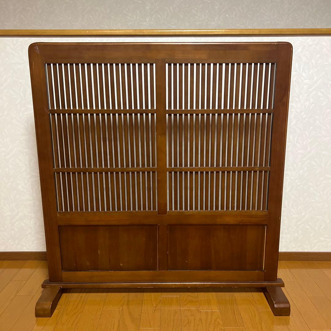 昭和レトロ 木製 竹 パーテーション 仕切り 間仕切り お座敷 古民家 古民具