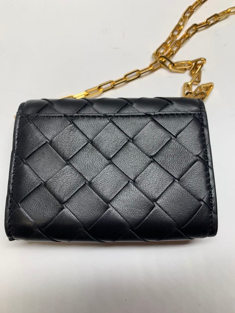 超美品　BOTTEGA VENETA Card Case On Chain