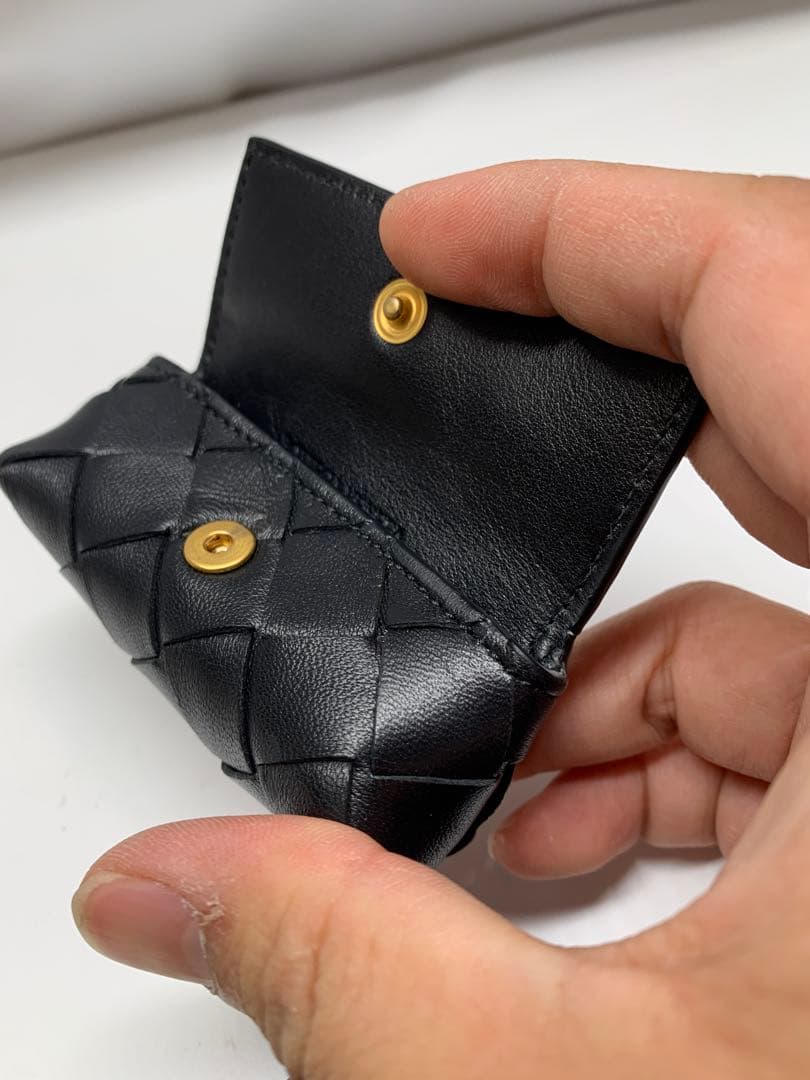 超美品　BOTTEGA VENETA Card Case On Chain