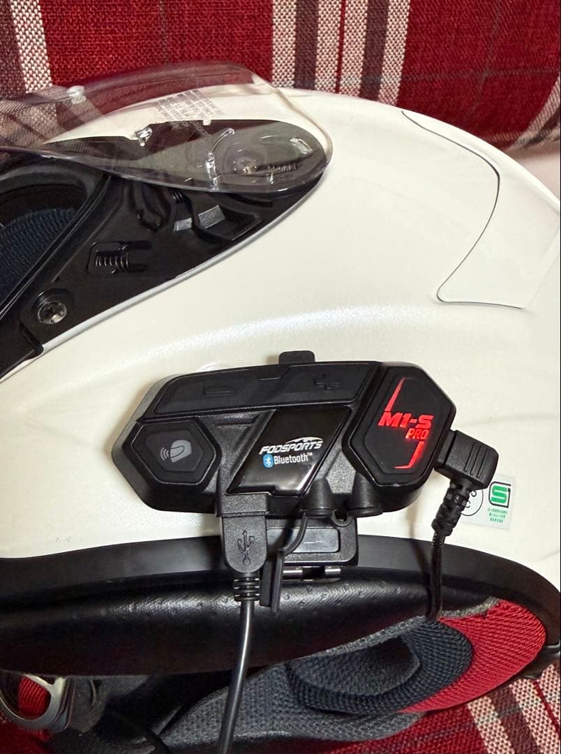 SHOEI J-FORCE IV とFODSPORTS M1-S PRO