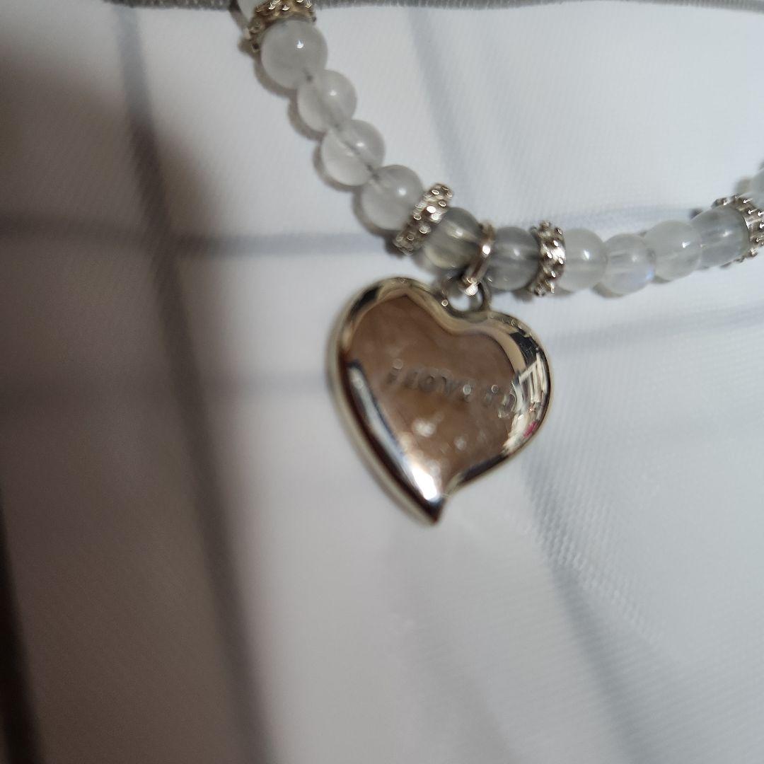 石井竜也 35周年記念 ブレスレット ハート型チャーム付き 美品