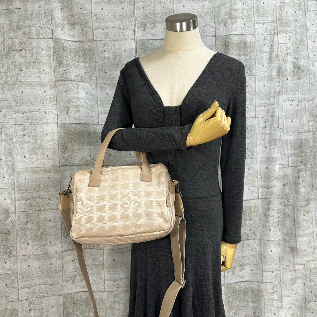 CHANEL シャネル ニュートラベルライン 2way ハンドバッグ ショルダー
