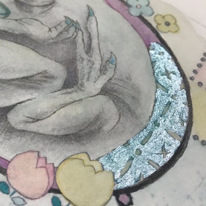 掛け軸 普門暁 『 郷土の香り 』 紙本 希少 未来派 前衛美術 掛軸 美品