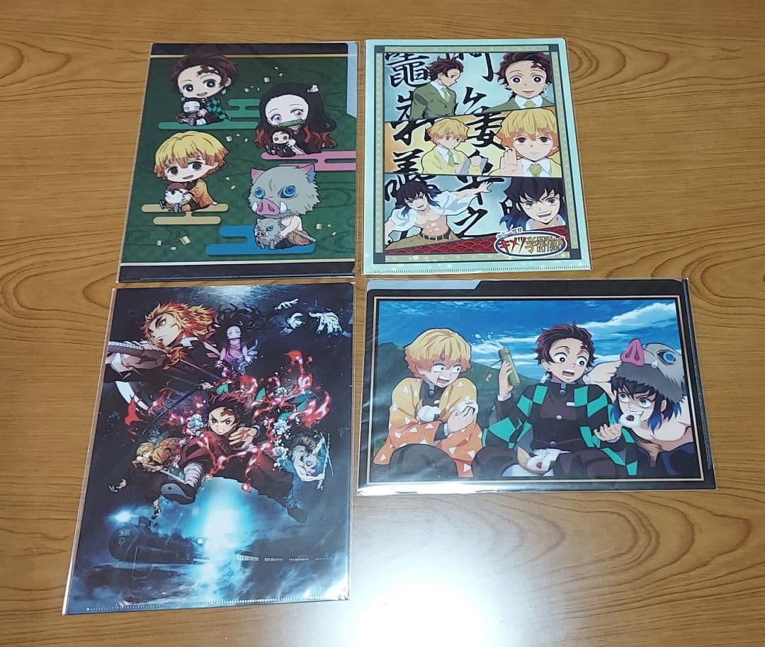 鬼滅の刃 クリアファイル 24枚 & ランチョンマットケース 10枚 セット｜