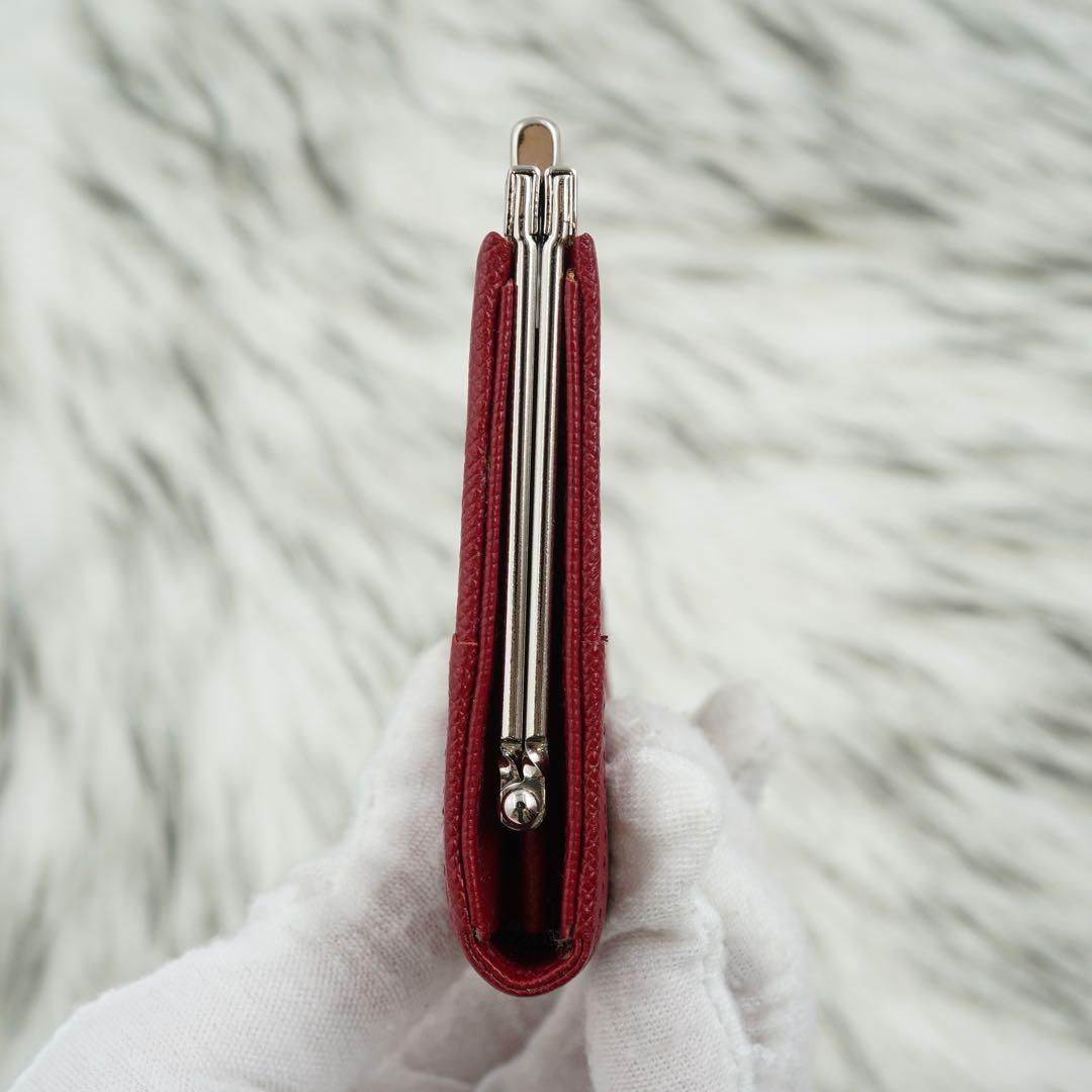 新品未使用品　箱付き　BURBERRY LONDON 小銭入れ　ノバチェック　赤