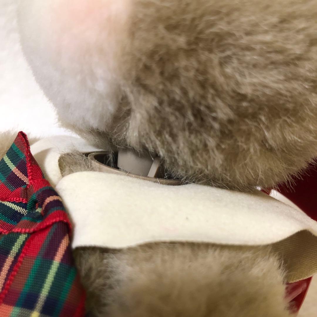 昭和レトロ【セキグチ】オルゴール 首振り うさぎ ぬいぐるみ ロッキン