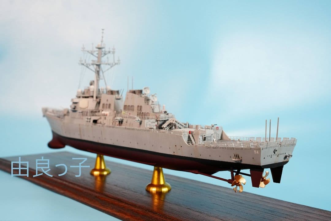 完成品 1/350 アメリカ海軍 DDG-54 カーティスウィルバー