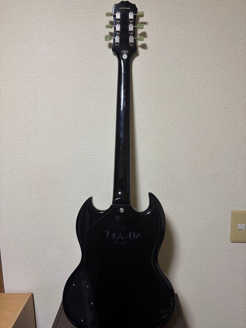 Epiphone SG PRO ブラックエレキギター コイルタップついてます。