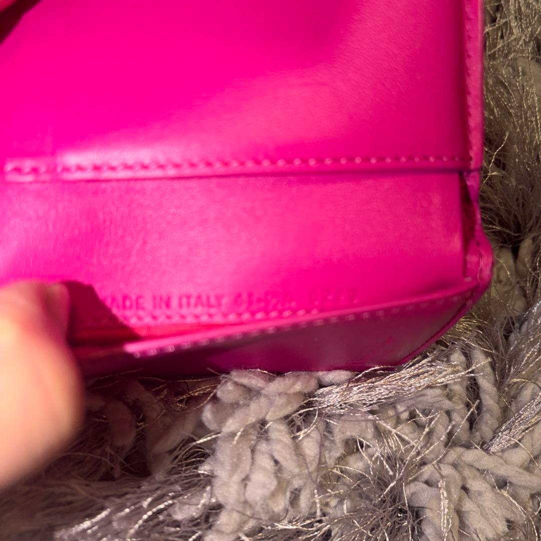 クリスチャンディオール　カナージュ　 ロータスウォレット　ピンク