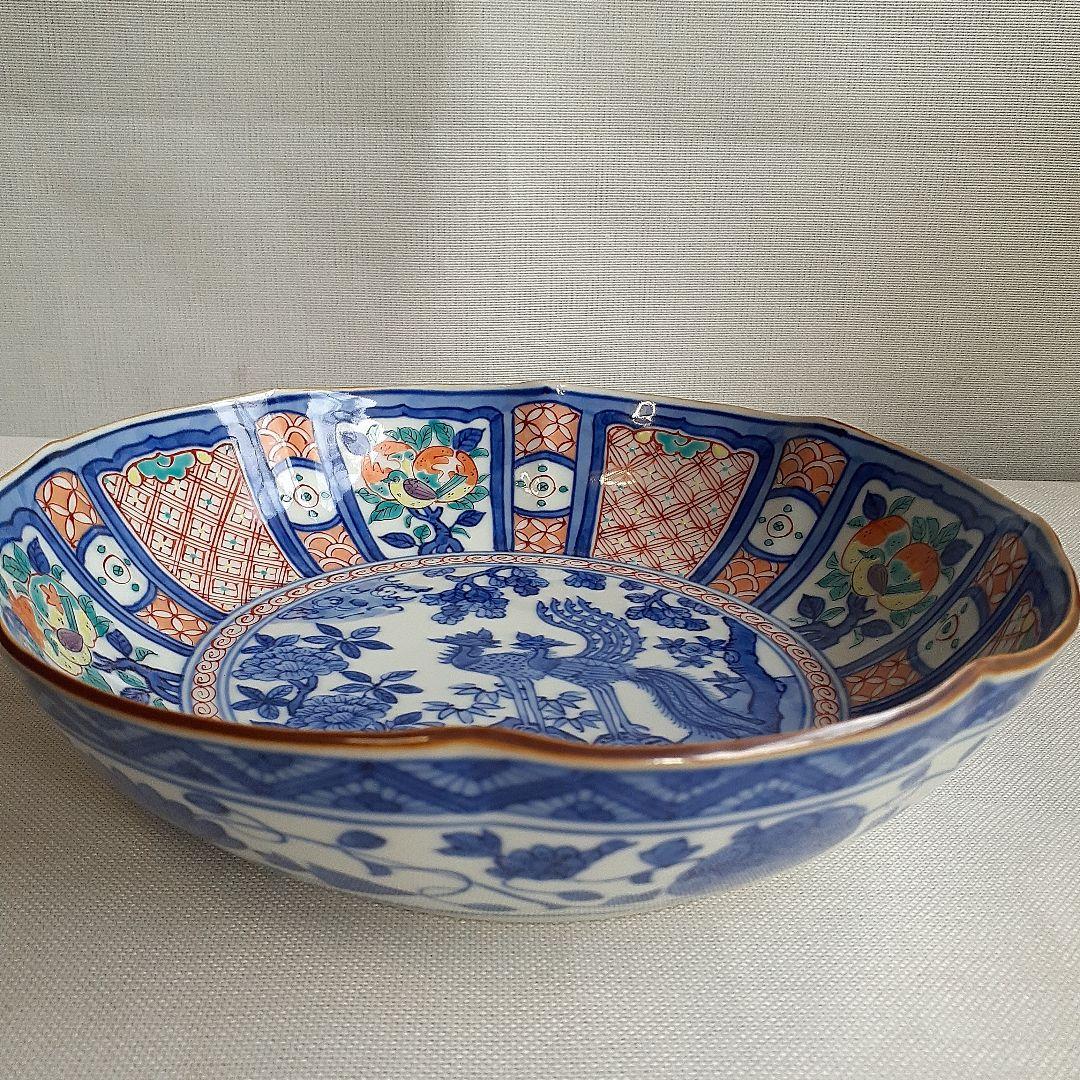 京焼 清水焼 昭阿弥 高野昭阿弥 色絵 芙蓉手 鉢