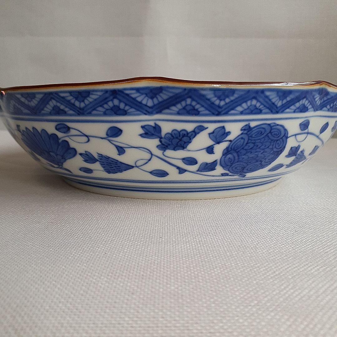 京焼 清水焼 昭阿弥 高野昭阿弥 色絵 芙蓉手 鉢