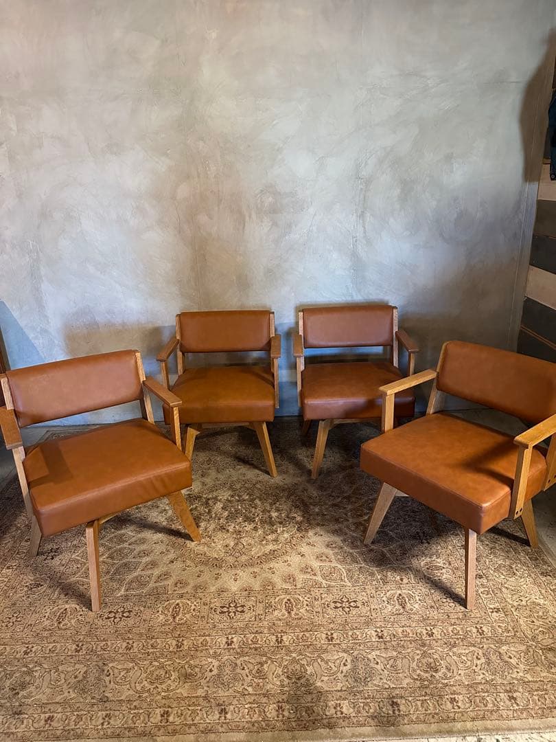 【メツォボ】定価35万円　テーブル　チェア　ダイニング　セット　椅子