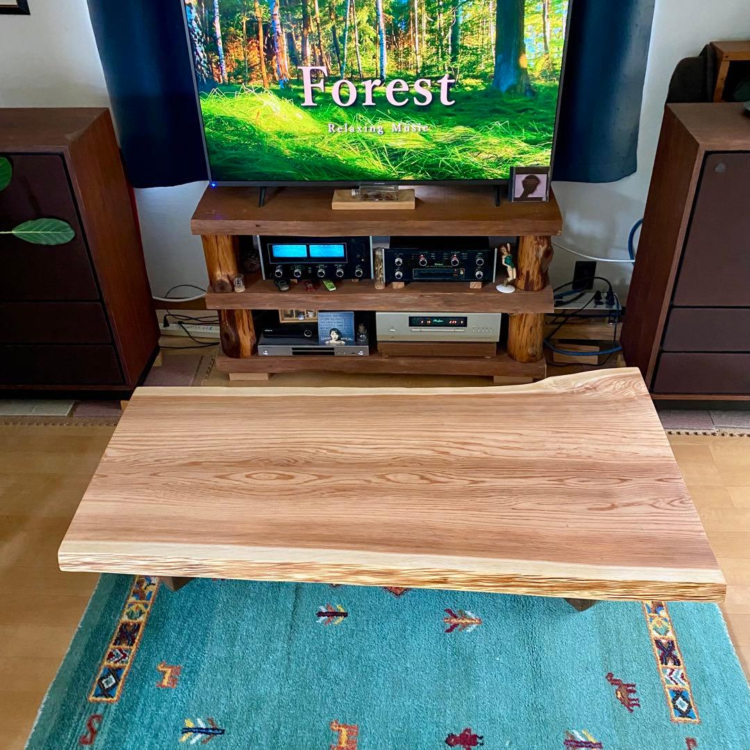 【週末セール】天然木　杉　一枚板　テーブル　無垢　すぎ　94