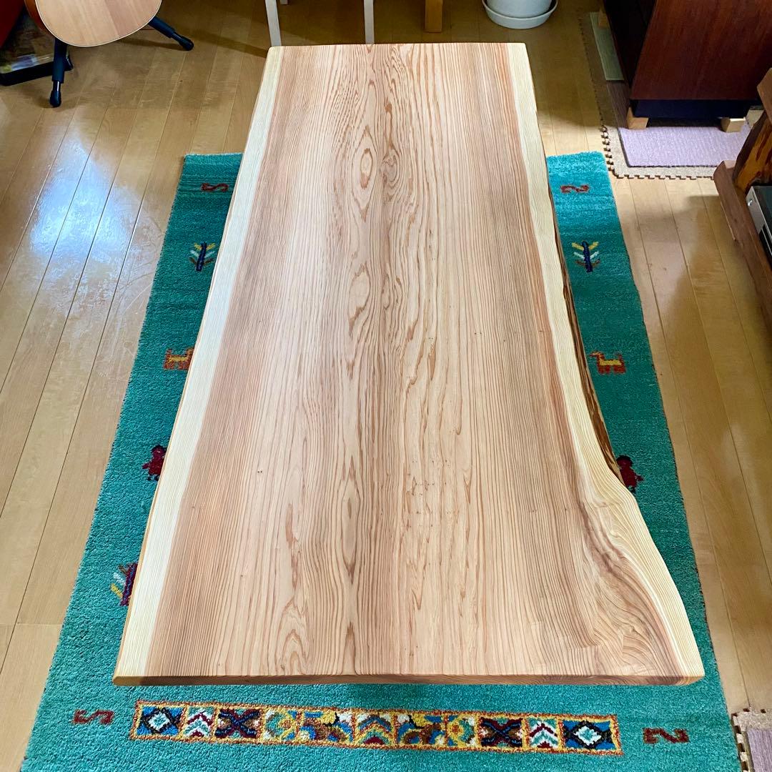 【週末セール】天然木　杉　一枚板　テーブル　無垢　すぎ　94