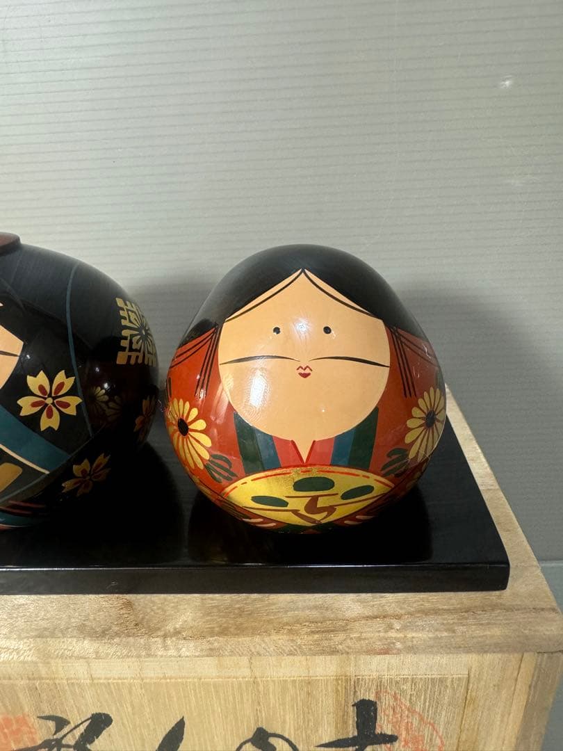 2598 大内人形 郷土人形 雛人形 伝統工芸 共箱有り