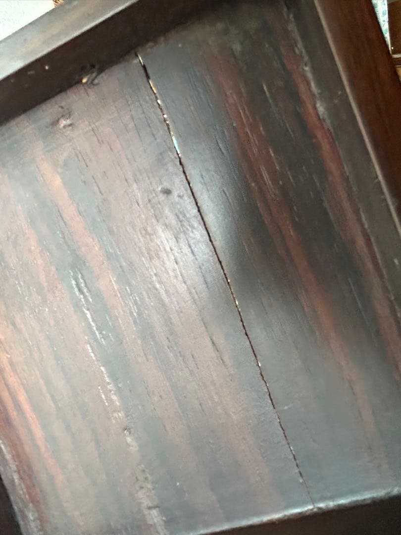 木製彫刻 裁縫箱 小物入れ 収納ボックス レリーフ アンティーク