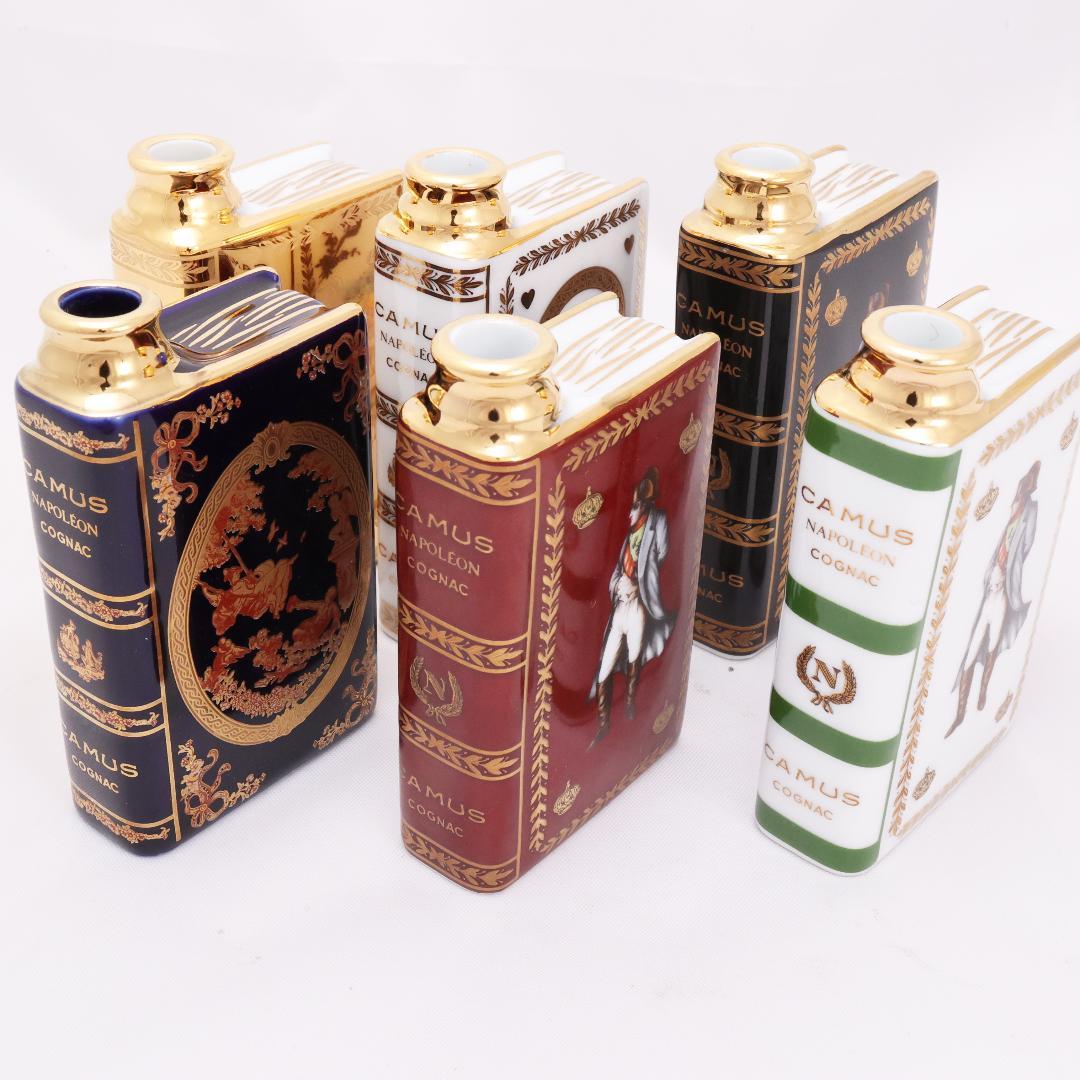 空瓶 CAMUS ナポレオン ブック型ミニボトル ブランデー コニャック 6本