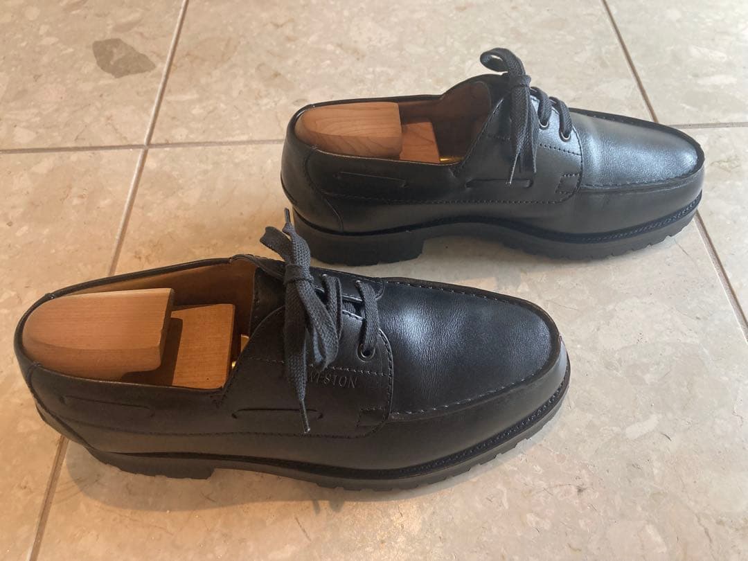 JM WESTON ジェーエムウエストン ヨット ブラック ソフトカーフ6D