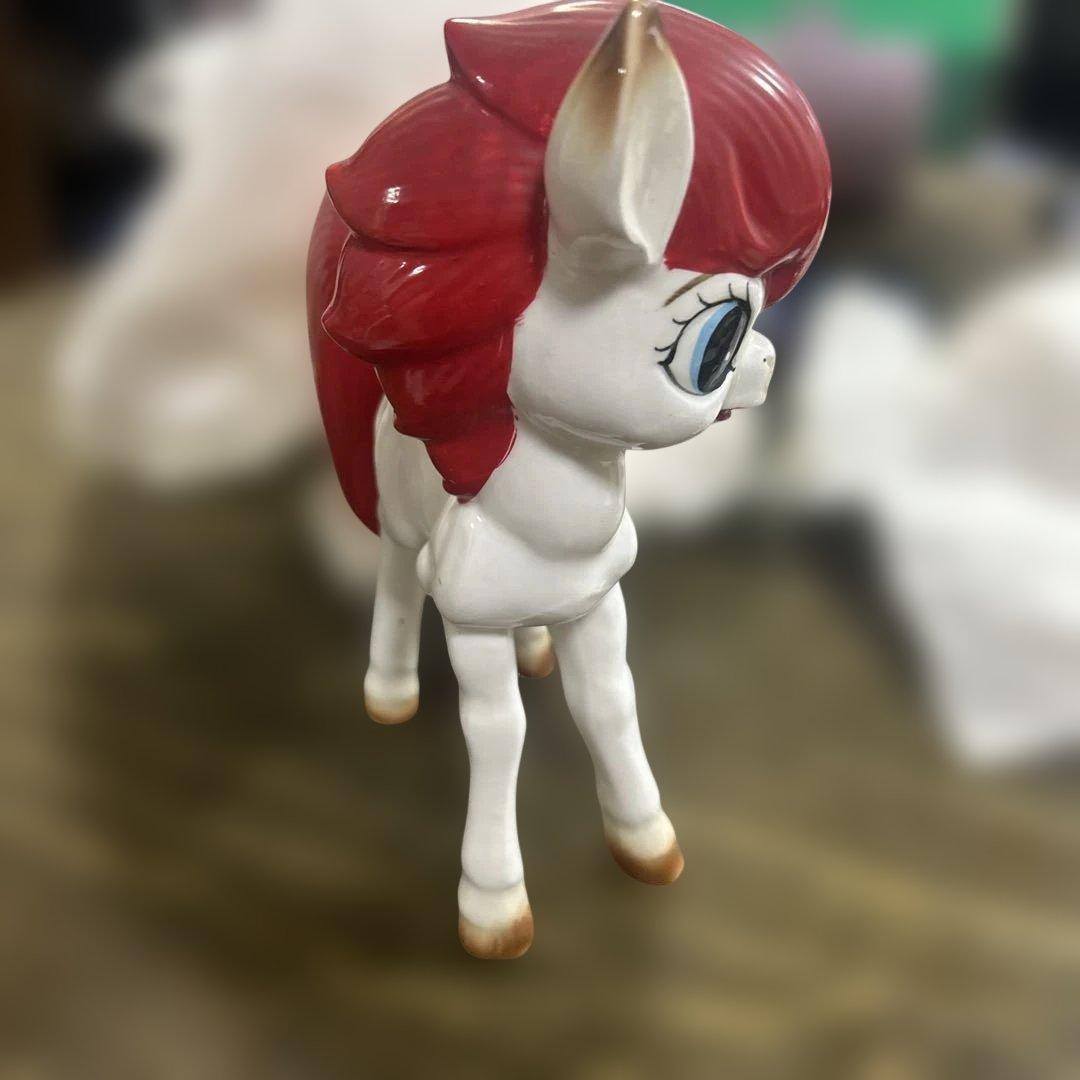 昭和レトロ】バンビ 陶器製 置物