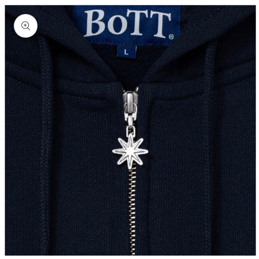 BOTT OG Logo Zip Hoodie - ネイビー