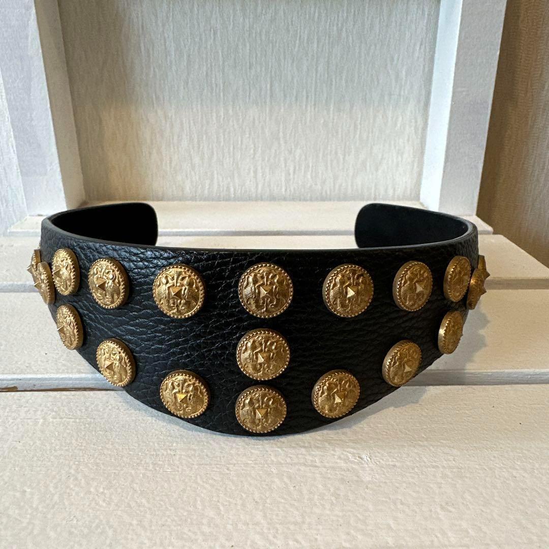 ヘアアクセサリー VALENTINO Gold Studs Head Band