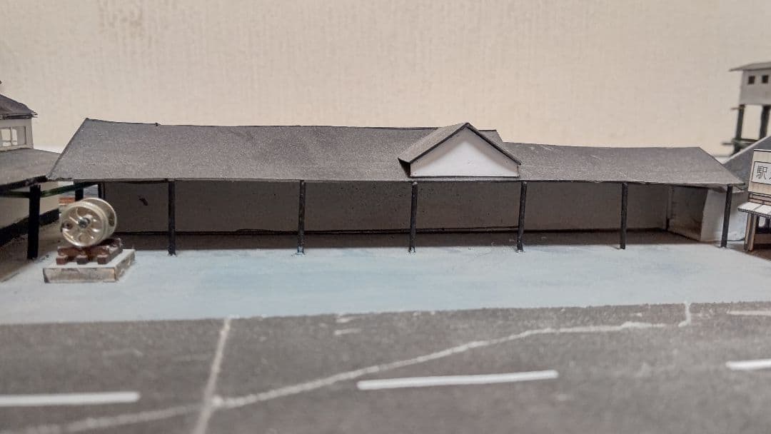 Nゲージ旧室蘭駅風ジオラマ