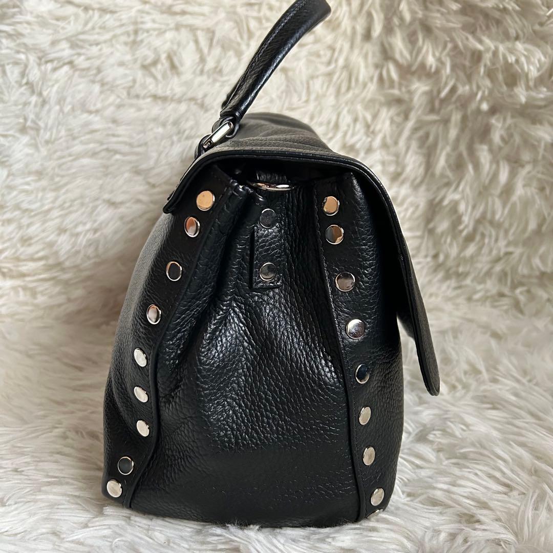 【専用ページ】未使用級　ザネラート2way ポスティーナブラックショルダーバッグ