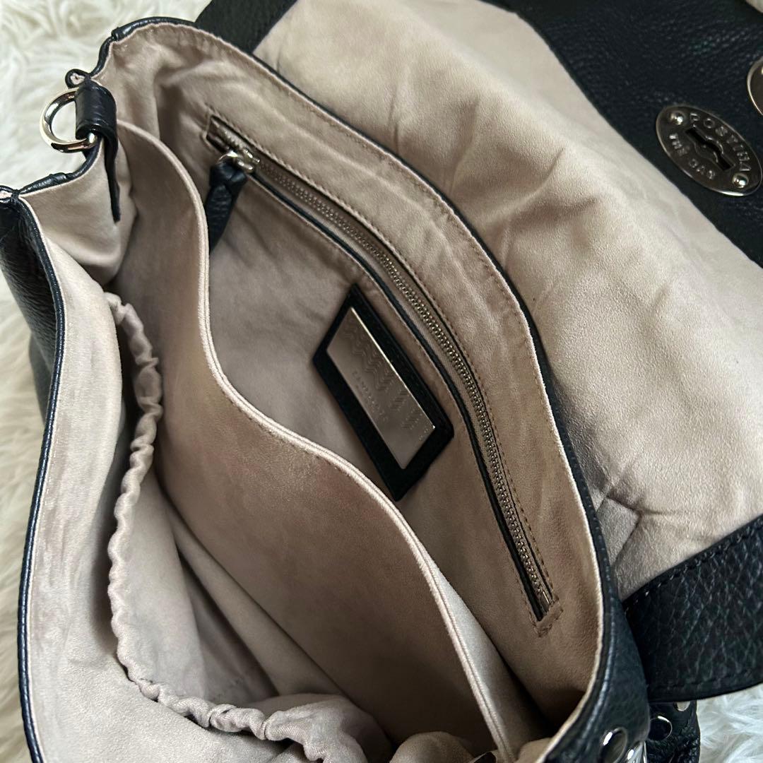 【専用ページ】未使用級　ザネラート2way ポスティーナブラックショルダーバッグ