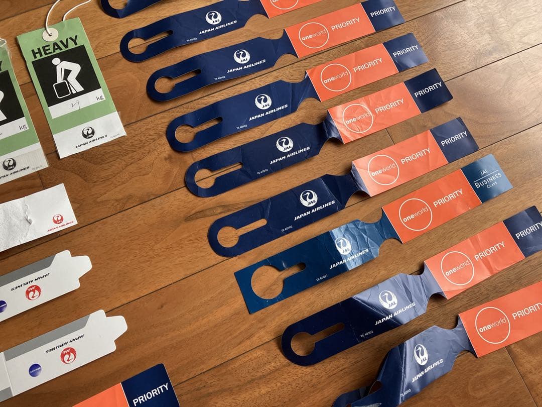JAL手荷物タグ HEAVY セット 日本航空 フラジール
