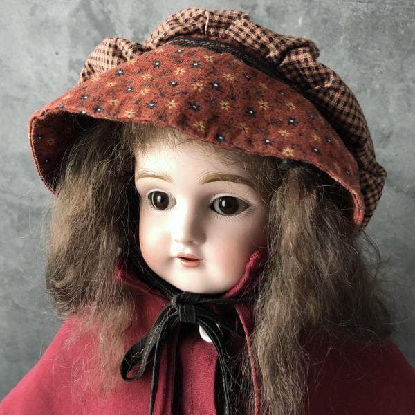 ドイツ アンティーク 小さなビスクドール ミニョネット チャイナヘッド