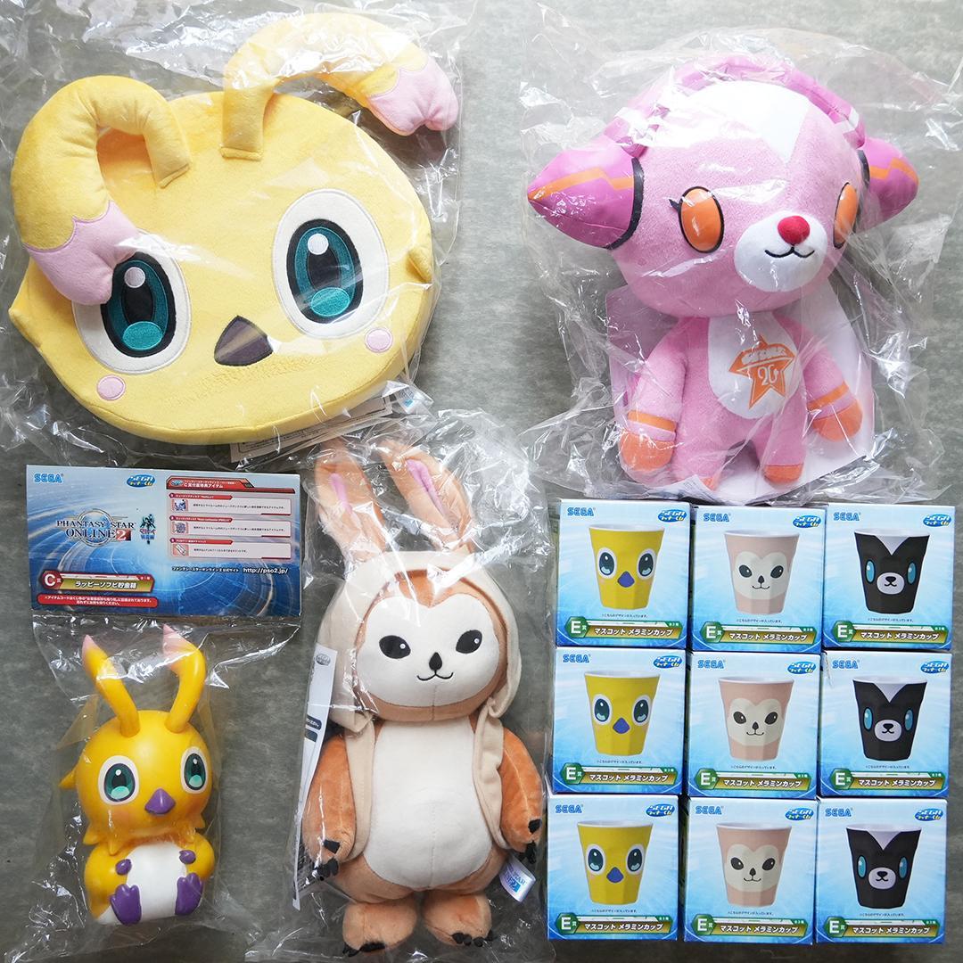 ファンタシースターオンライン　キャラクターグッズ詰合せ ファイナルファンタジーVI ミニアクリルスタンド コレクション 14個