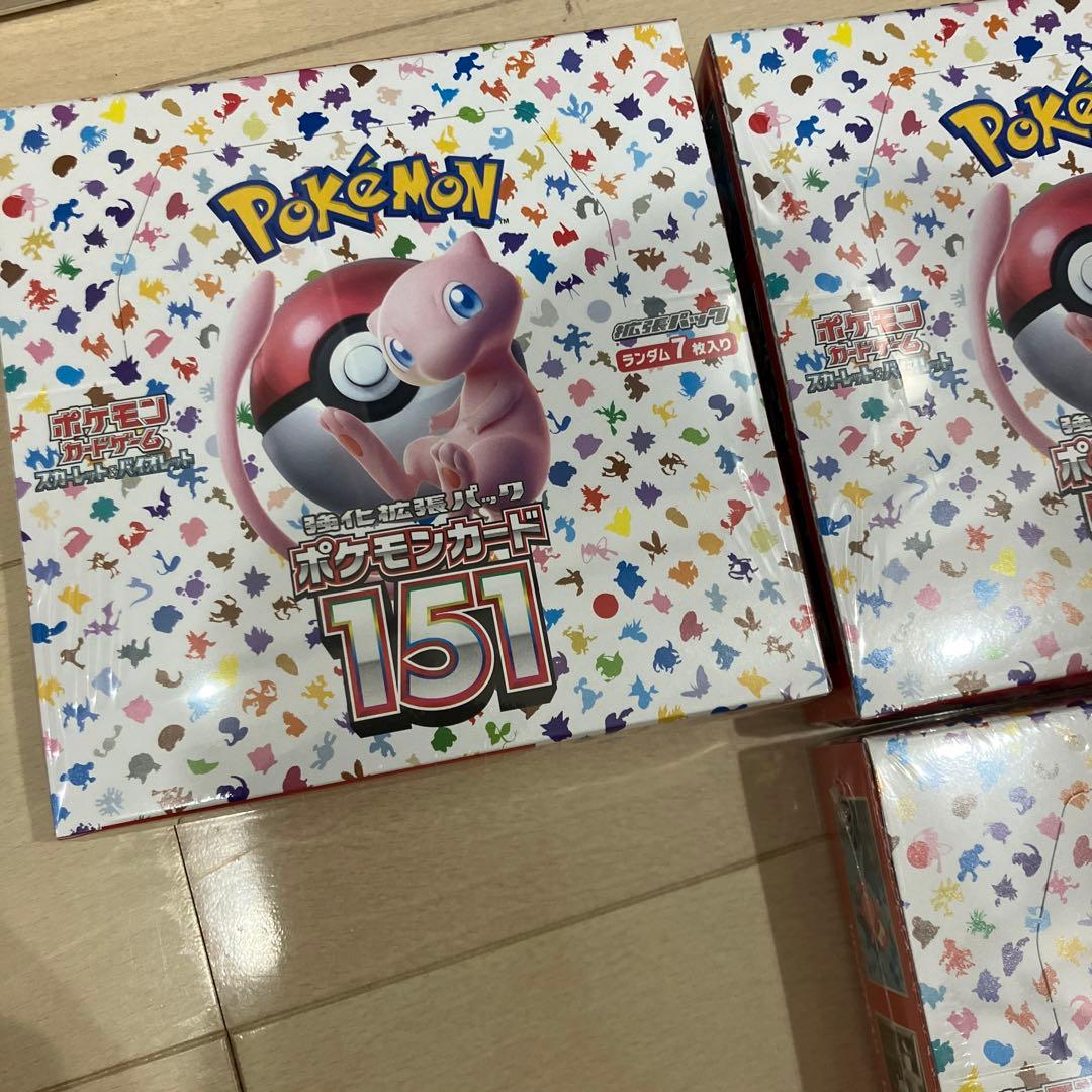 シュリンク付き] ポケモンカード151 5 box