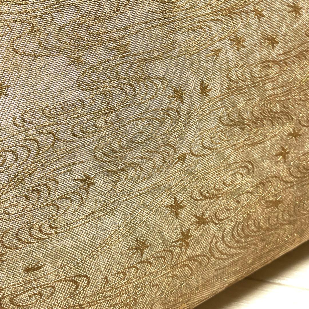 《未使用》キンワシ　草履バッグセット　ゴールド　23.5