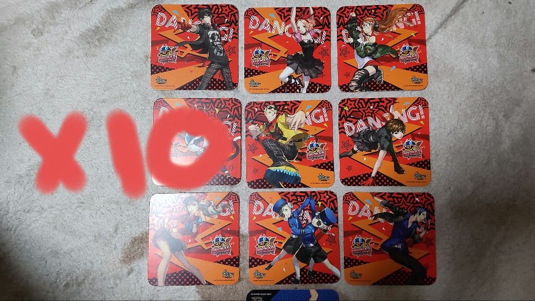 ペルソナ5 ダンシングスターナイトコースター 全9種セットを10セット