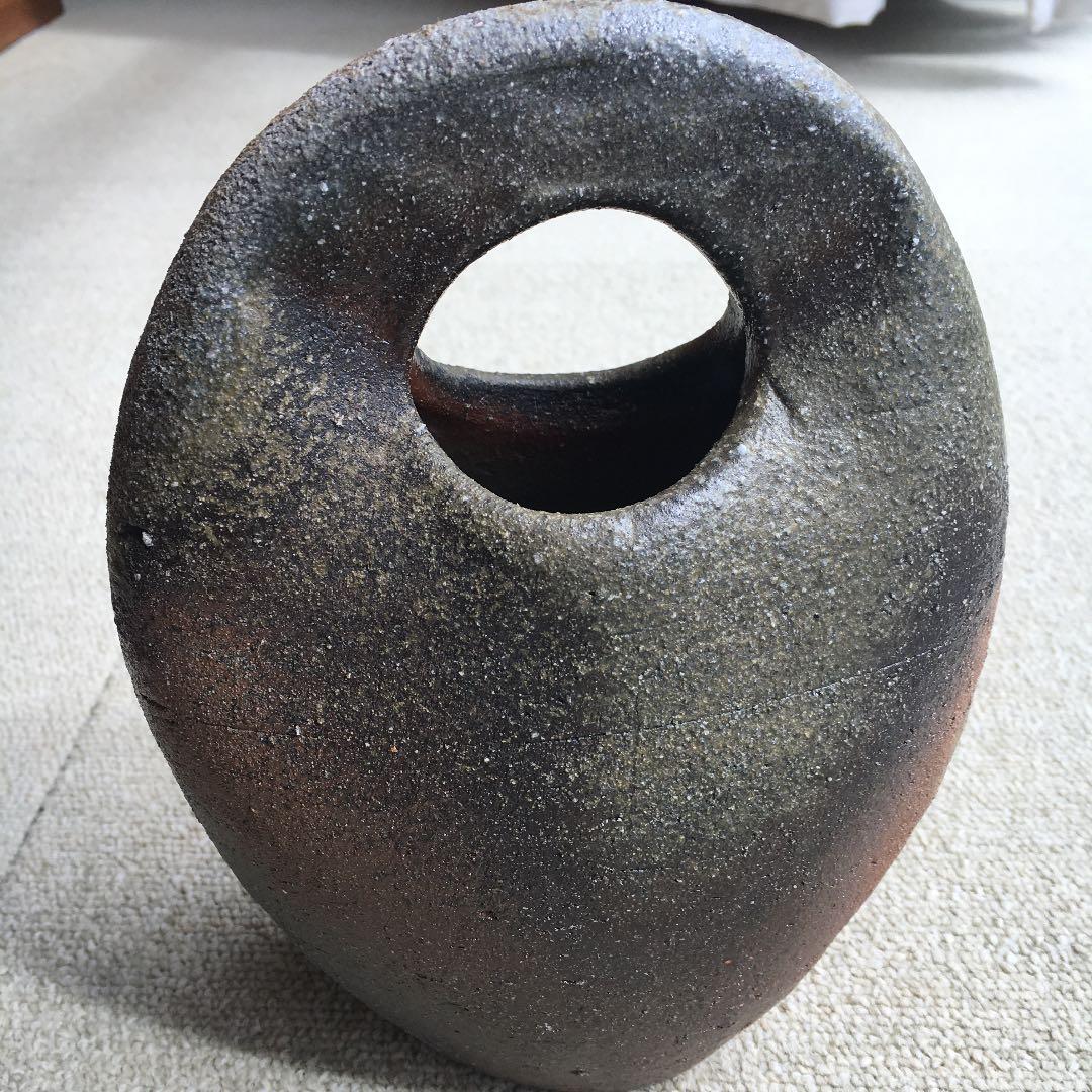 BEN COHEN/ベン・コーエン越前窯変手付花瓶