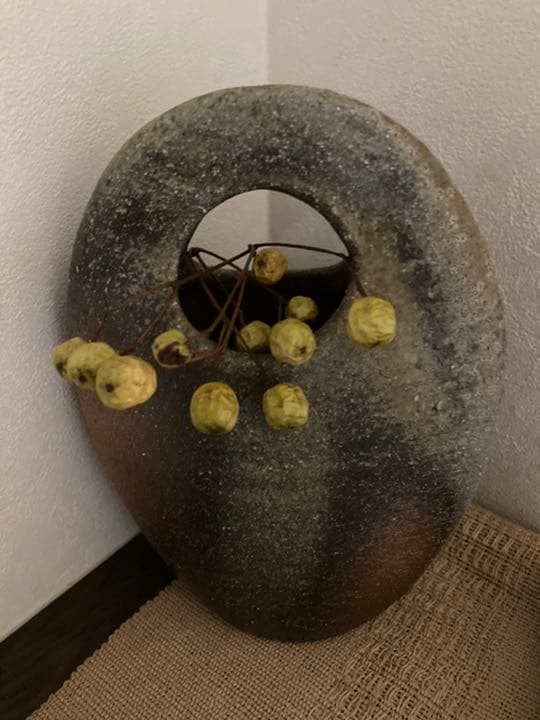 BEN COHEN/ベン・コーエン越前窯変手付花瓶