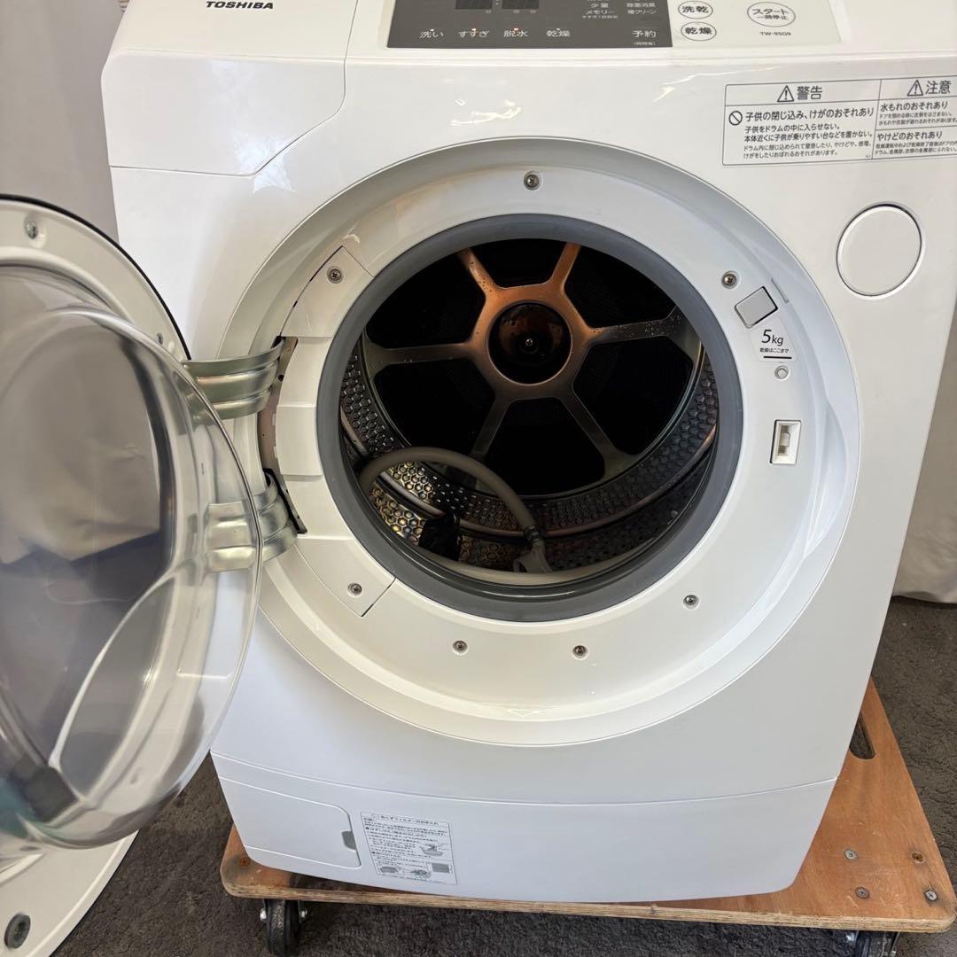 ☆29 ドラム式洗濯機 東芝 9キロ 乾燥 安い 綺麗 左開き 設置無料