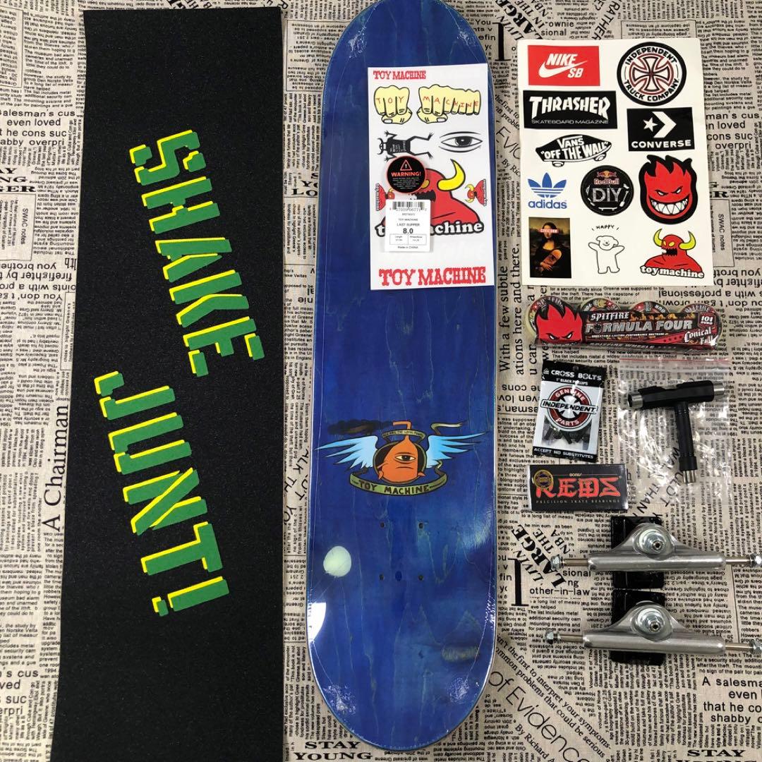 TOY MACHINE スケボー スケートボード スケボーセット 8.0