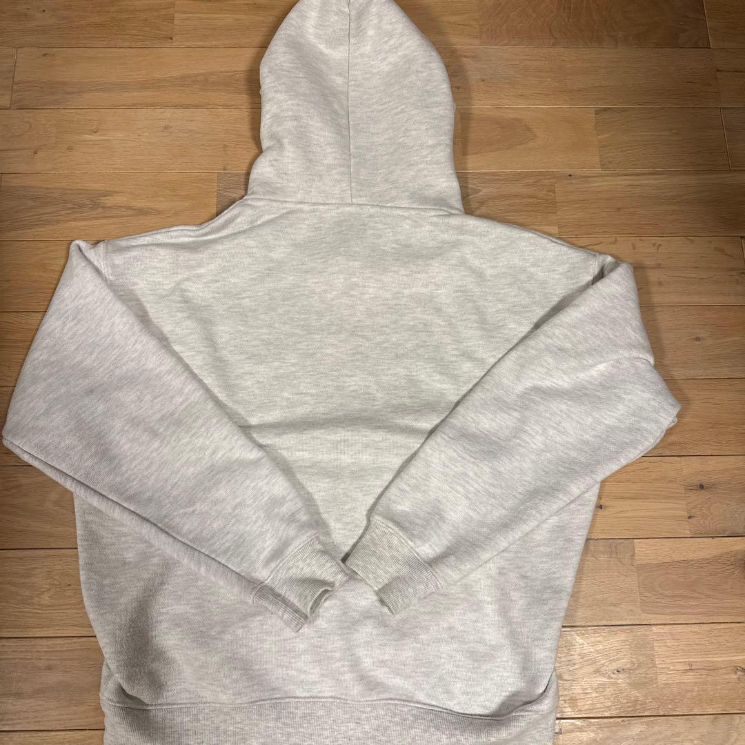 BlessU フード付きホワイトパーカー