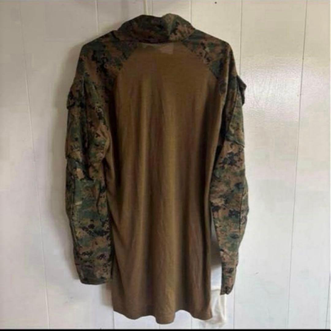 美品 米軍 実物 FR COMBAT ENSEMBLE SHIRT ウッドランド