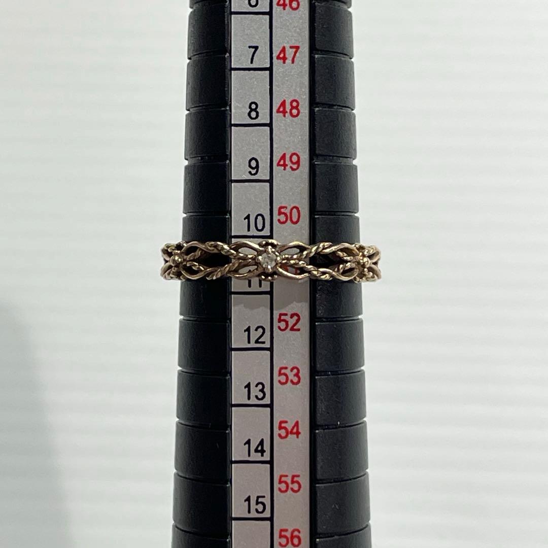 NOJESS ノジェス 0.01ct K5 10.5号 リング