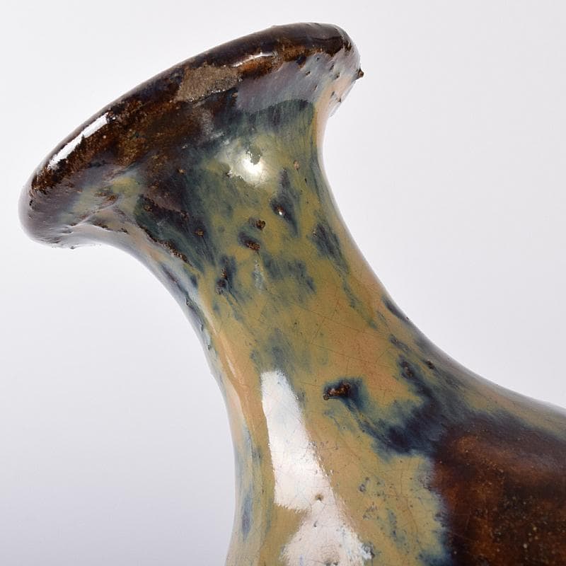 唐津焼　朝鮮唐津　徳利　一輪挿　時代箱付　M　R8248B