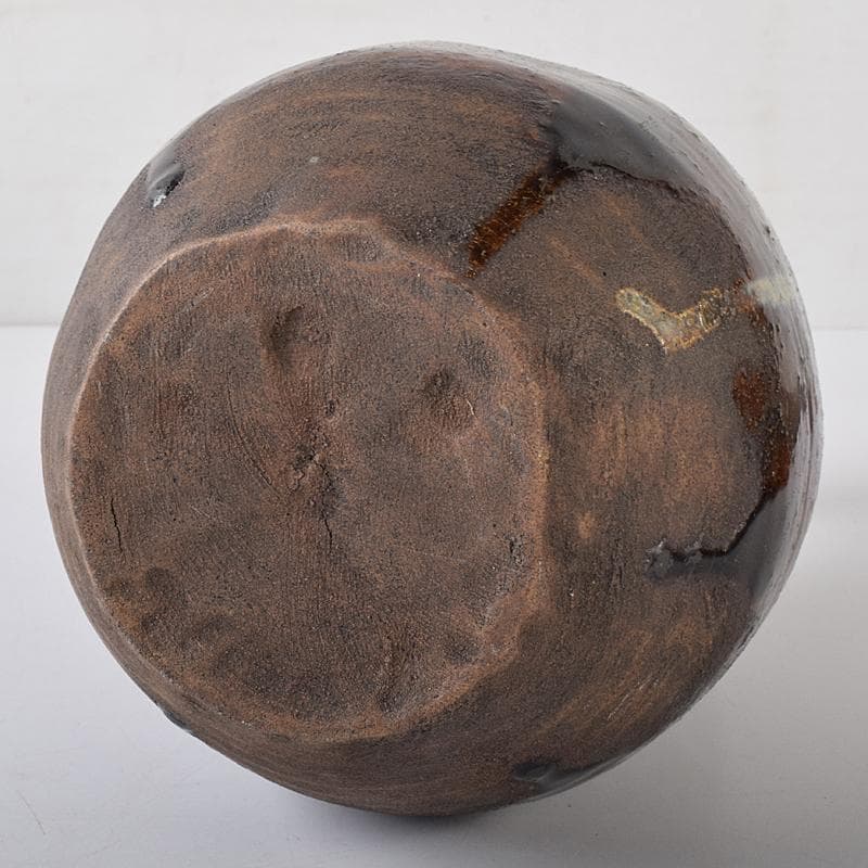 唐津焼　朝鮮唐津　徳利　一輪挿　時代箱付　M　R8248B