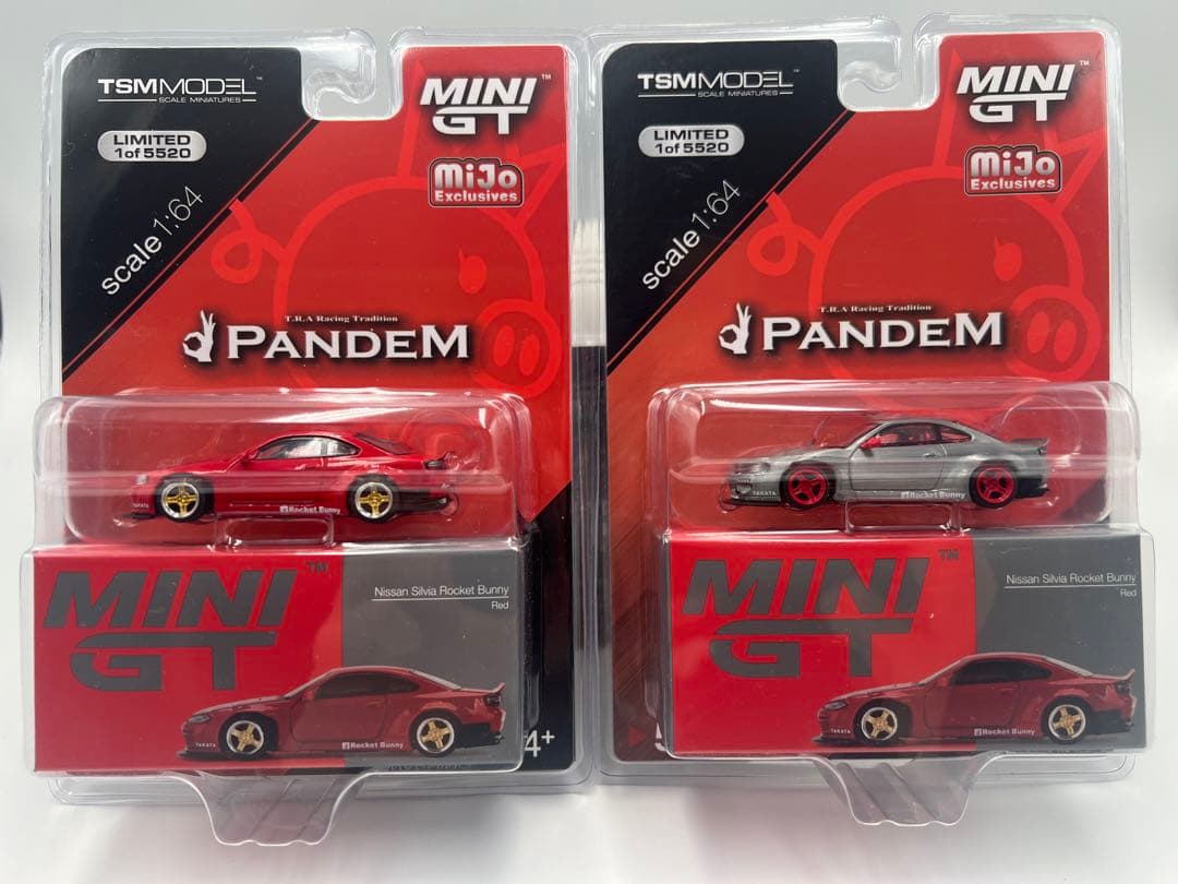 ミニカー MiniGT S15 Red Pandem Chase