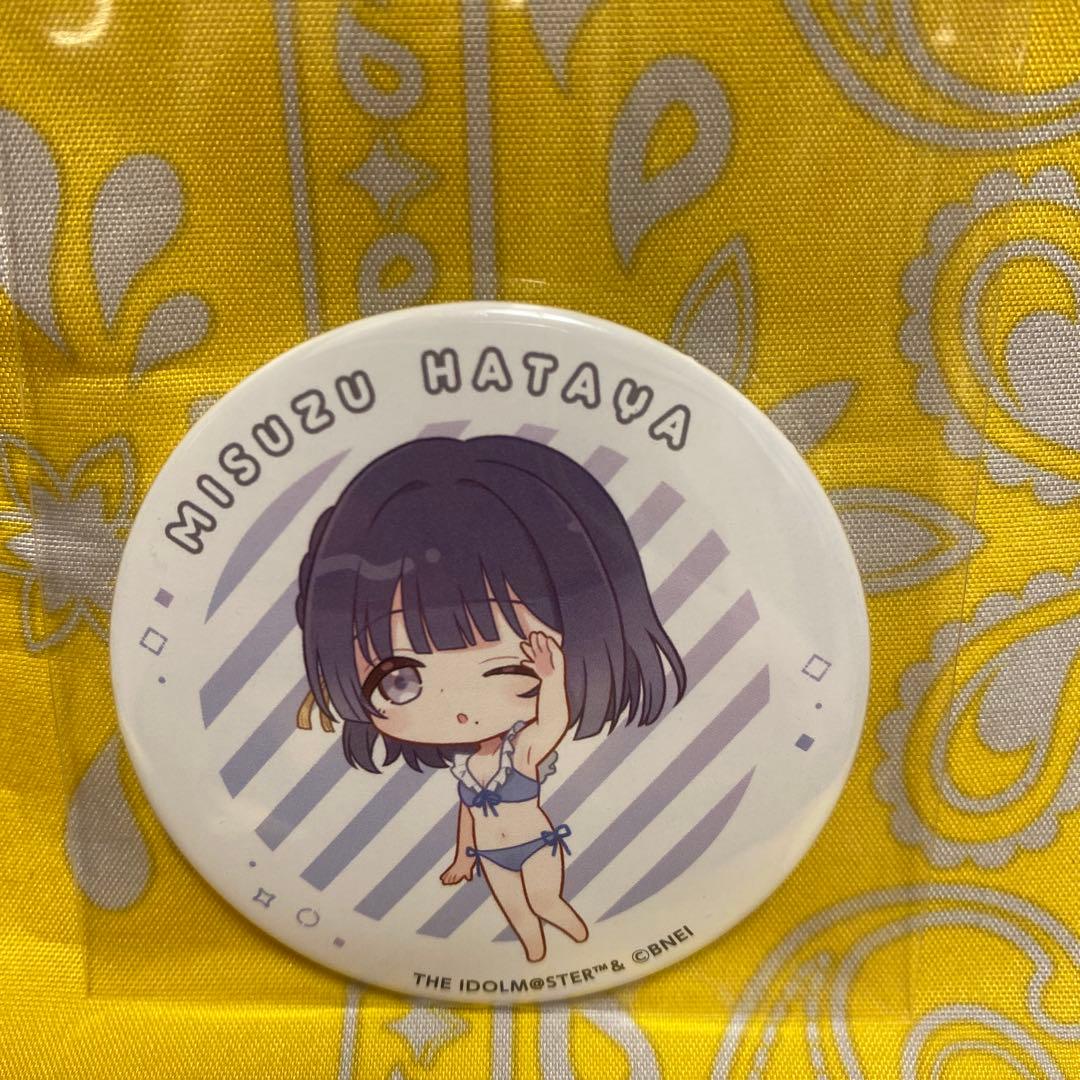 学園アイドルマスター スイーツパラダイス 海の家 秦谷美鈴 缶バッジ