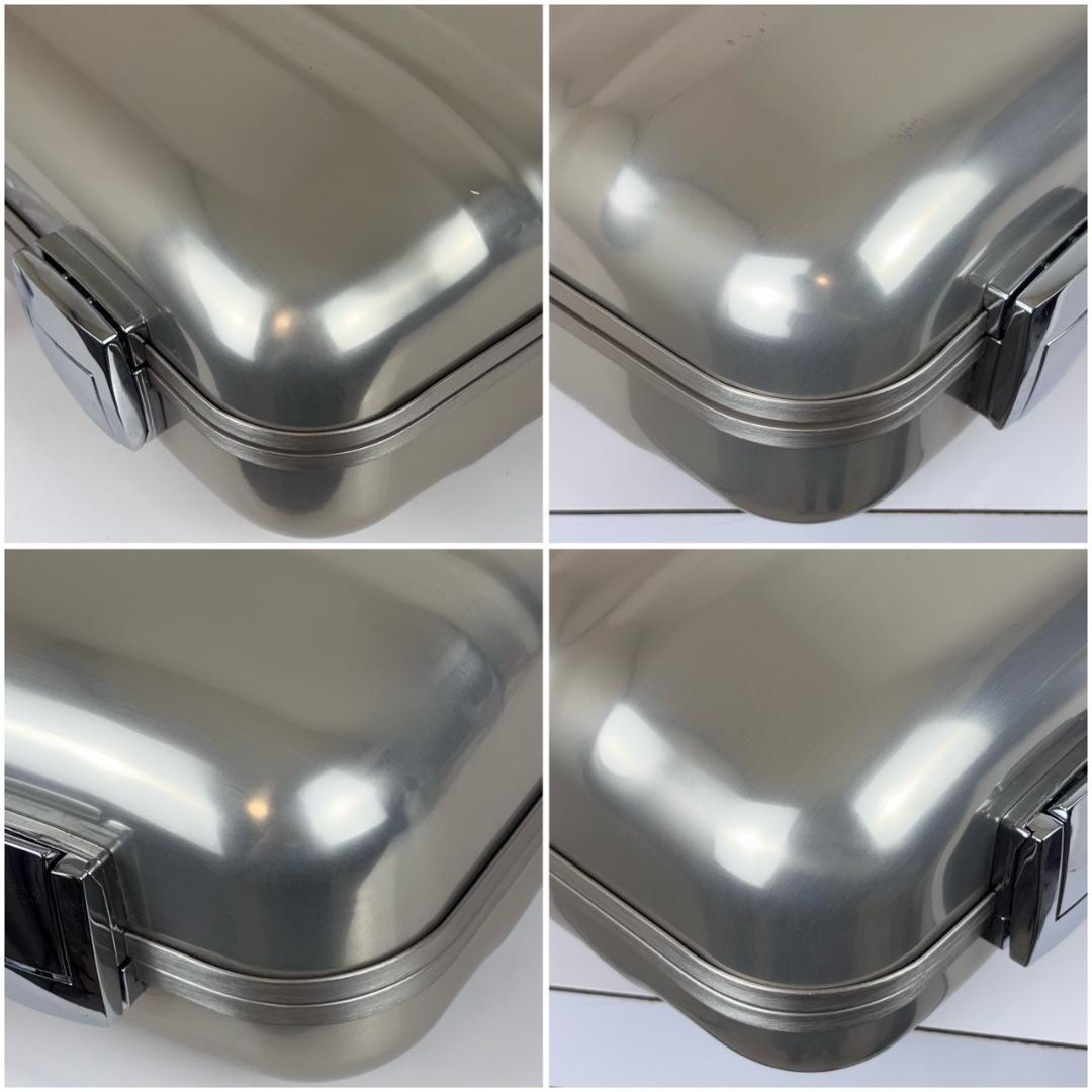 美品 ゼロハリバートン アッシュケース シャンパンゴールド