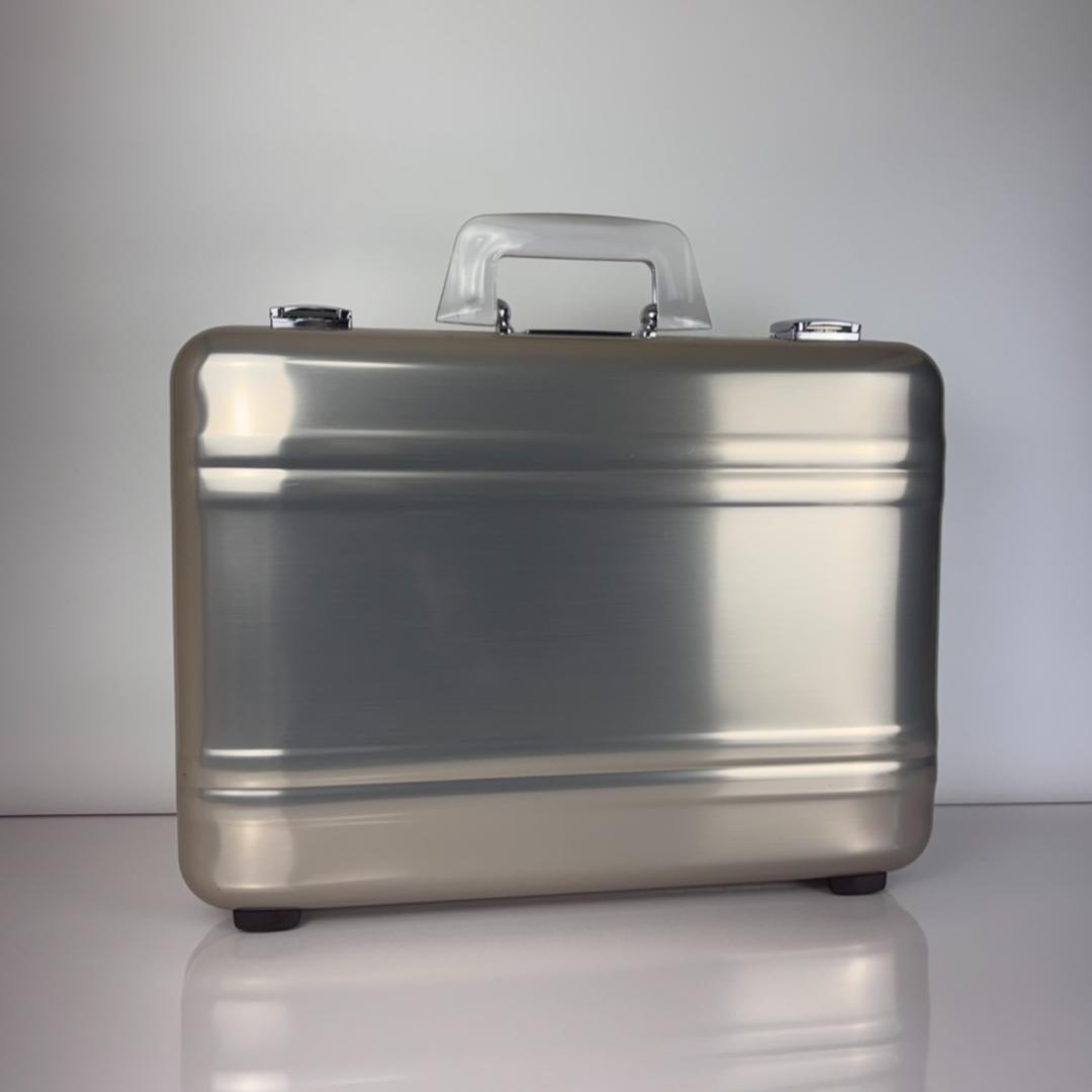 美品 ゼロハリバートン アッシュケース シャンパンゴールド