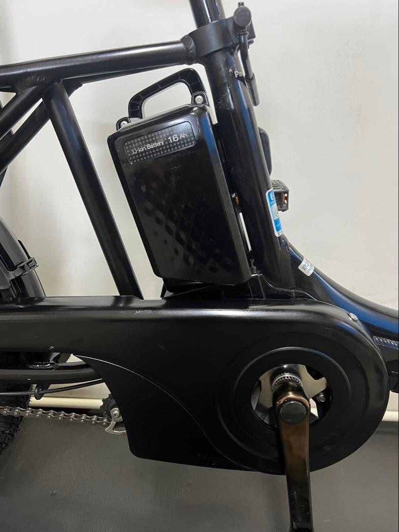 1年保証　新型　パナソニック　ギュット　20インチ　黒色　電動アシスト自転車