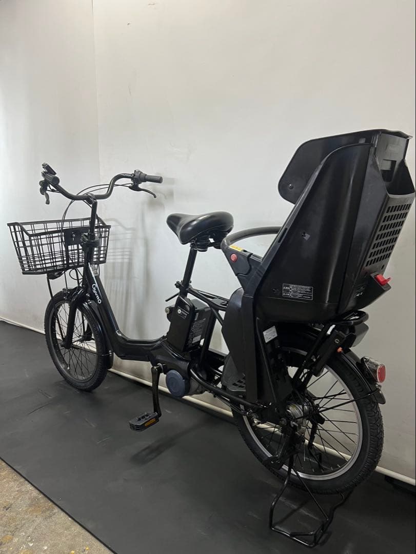 1年保証　新型　パナソニック　ギュット　20インチ　黒色　電動アシスト自転車