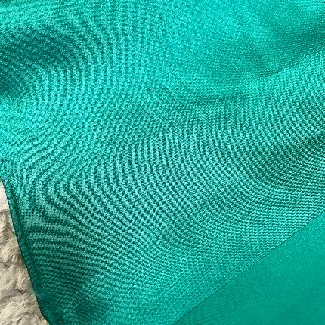 人気完売品✨ファインフェザーズ　ロングドレス　11号　演奏会　お花　グリーン